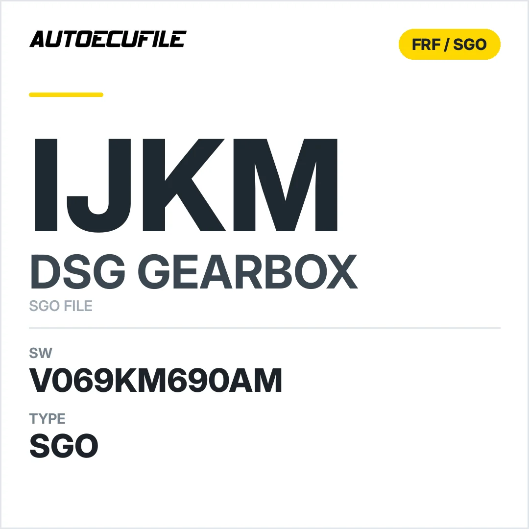v069KM690AM   getriebe DSG IJKM sw SGO FILE