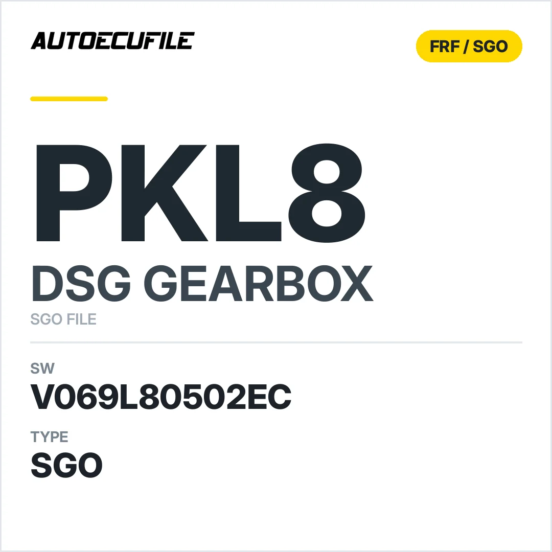 v069L80502ec  getriebe DSG pKL8 sw SGO FILE