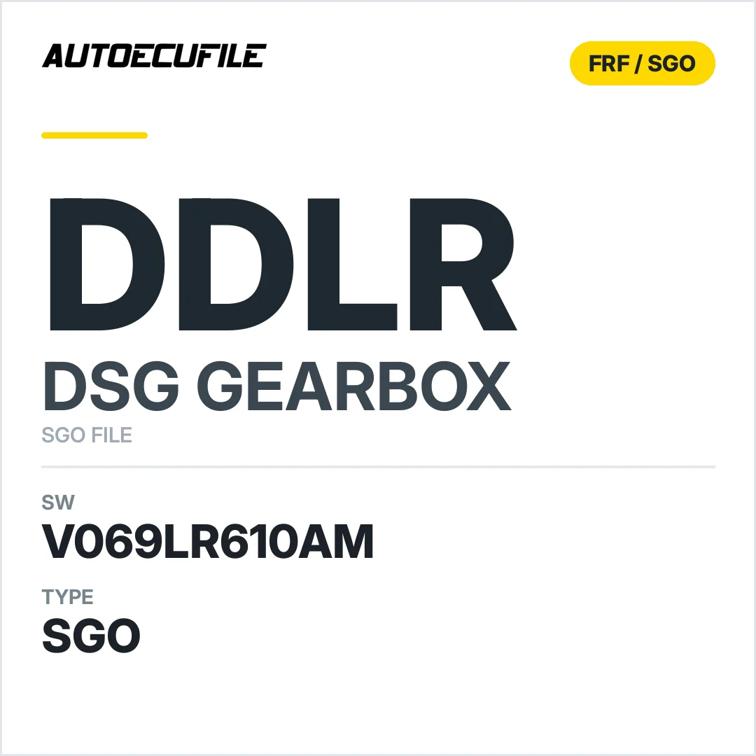 v069LR610AM   getriebe DSG DDLR sw SGO FILE