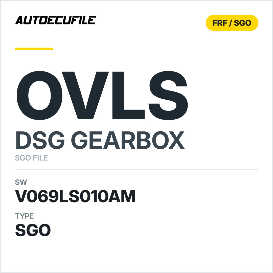v069LS010AM   getriebe DSG OVLS sw SGO FILE