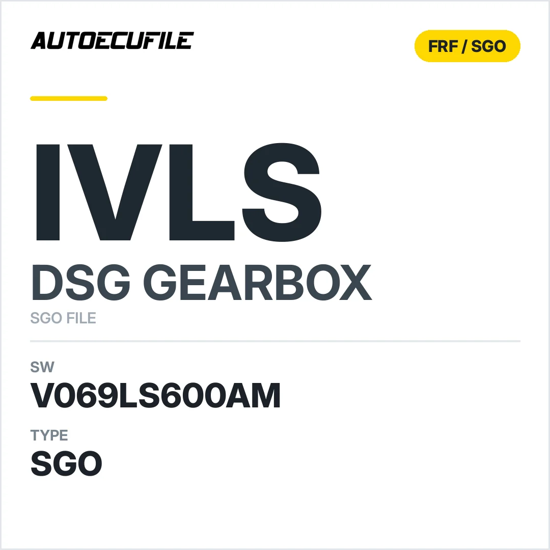 v069LS600AM   getriebe DSG IVLS sw SGO FILE