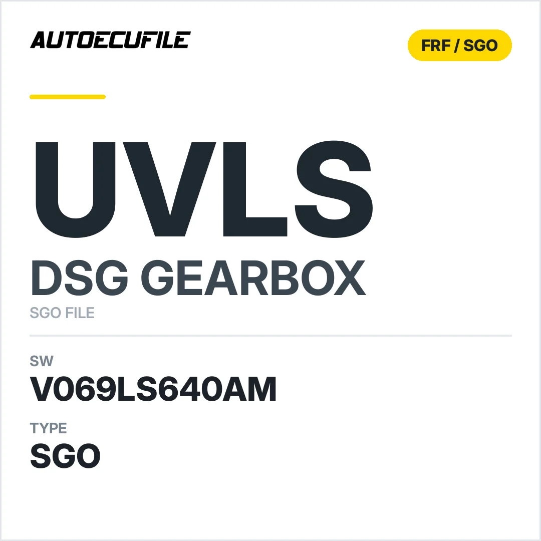 v069LS640AM   getriebe DSG UVLS sw SGO FILE