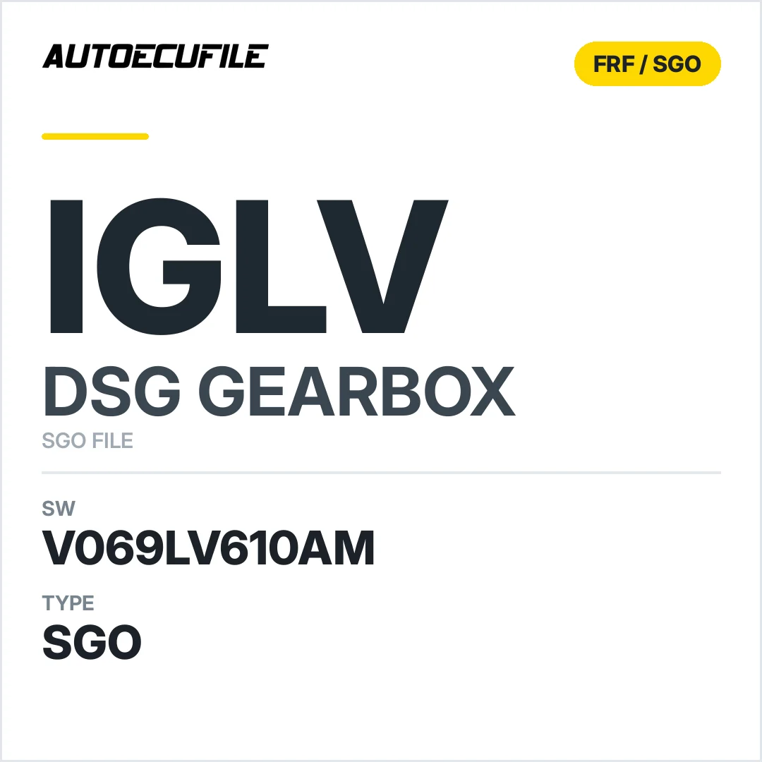 v069LV610AM   getriebe DSG IgLV sw SGO FILE