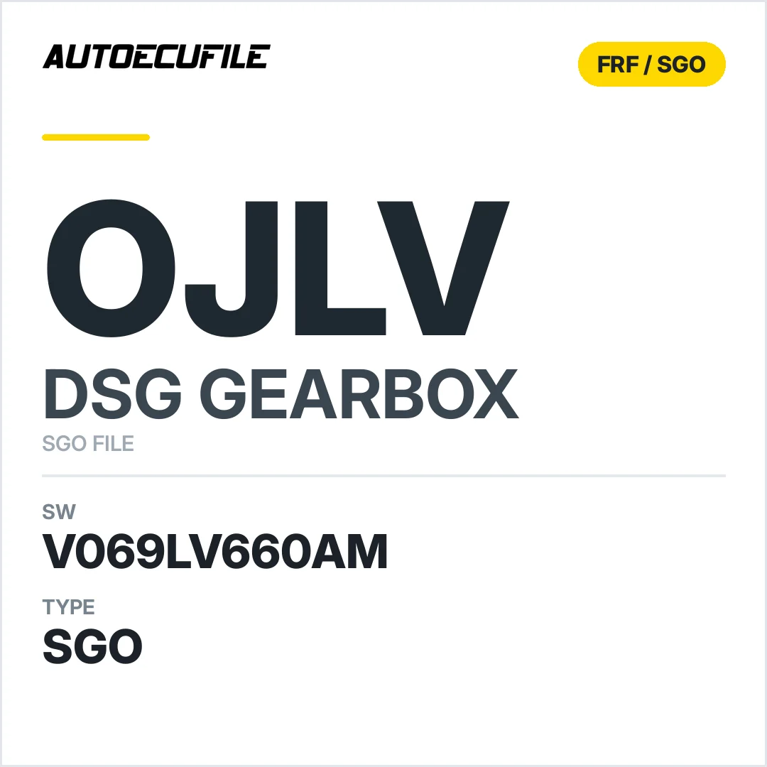 v069LV660AM   getriebe DSG OJLV sw SGO FILE