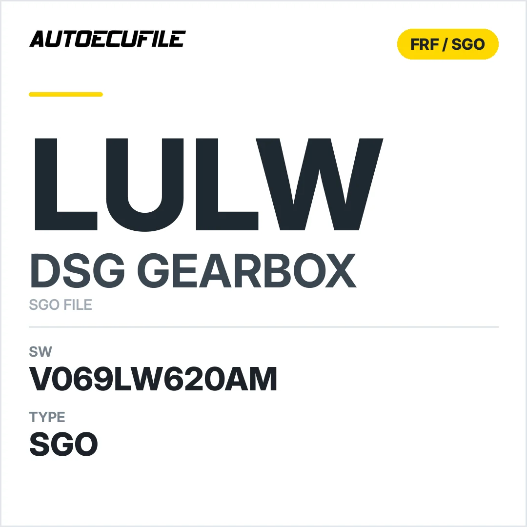 v069LW620AM   getriebe DSG LULW sw SGO FILE