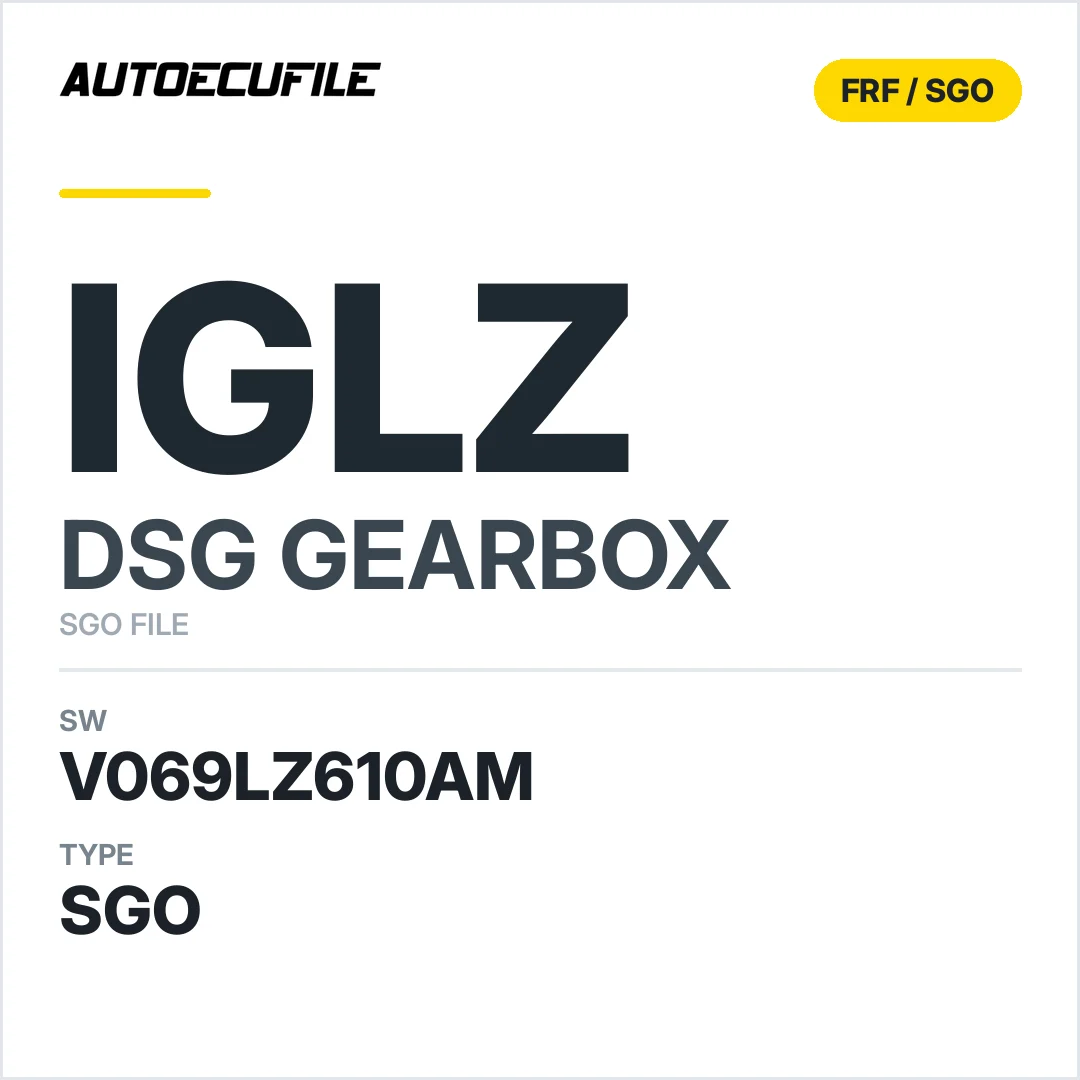 v069LZ610AM   getriebe DSG IgLZ sw SGO FILE