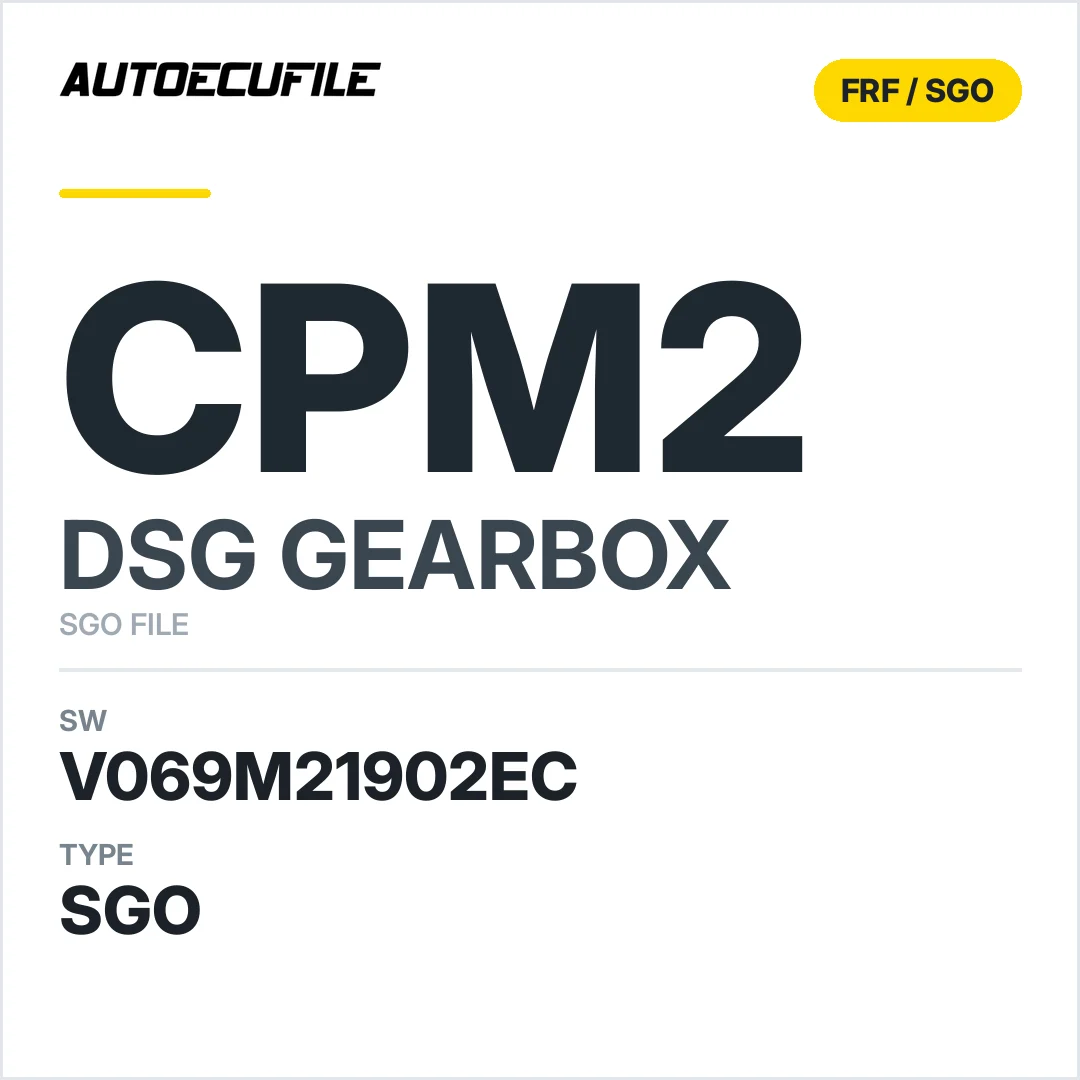 v069M21902ec  getriebe DSG cPM2 sw SGO FILE