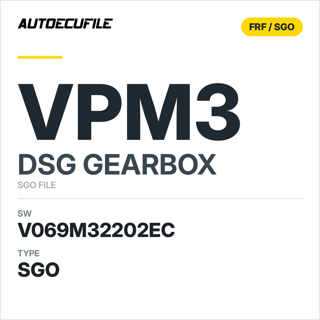 v069M32202ec  getriebe DSG VPM3 sw SGO FILE