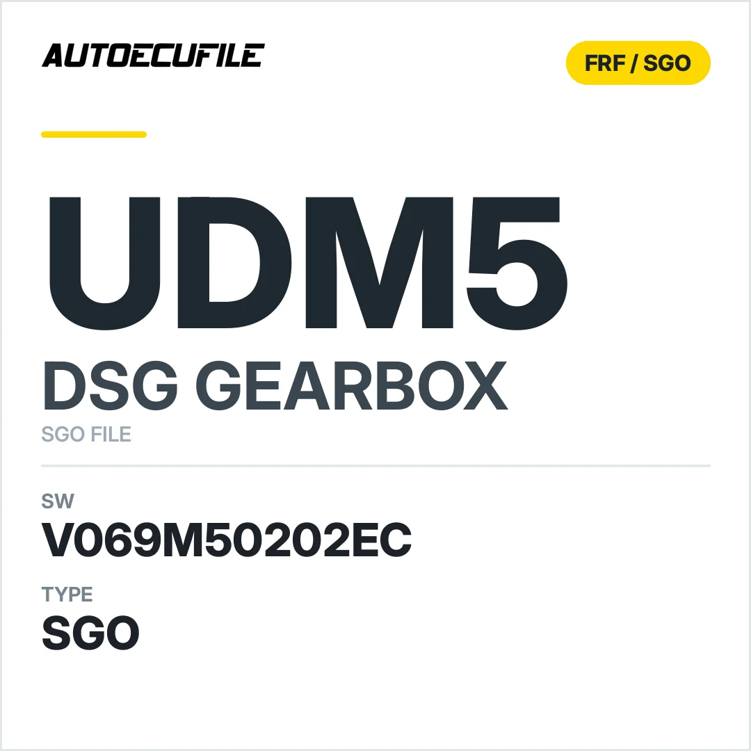 v069M50202ec  getriebe DSG UDM5 sw SGO FILE