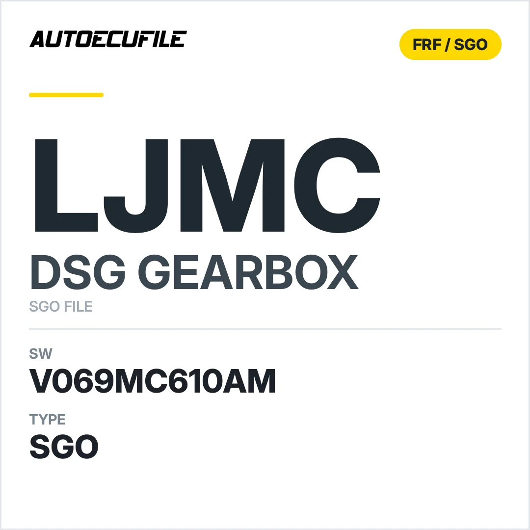 v069MC610AM   getriebe DSG LJMC sw SGO FILE