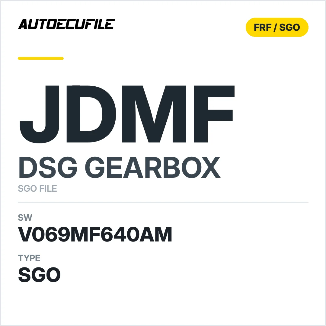 v069MF640AM   getriebe DSG jDMF sw SGO FILE