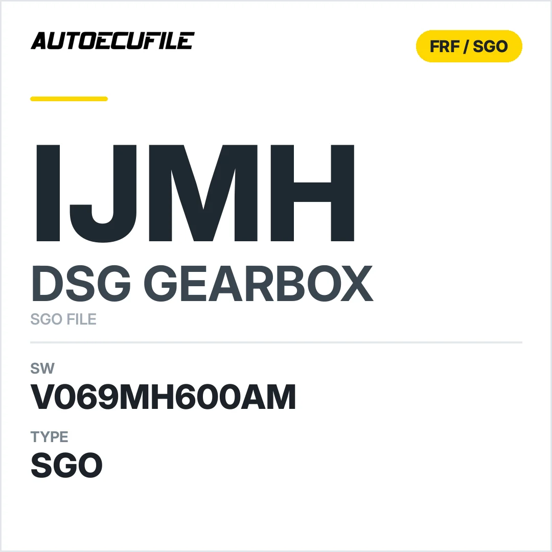 v069MH600AM   getriebe DSG IJMH sw SGO FILE