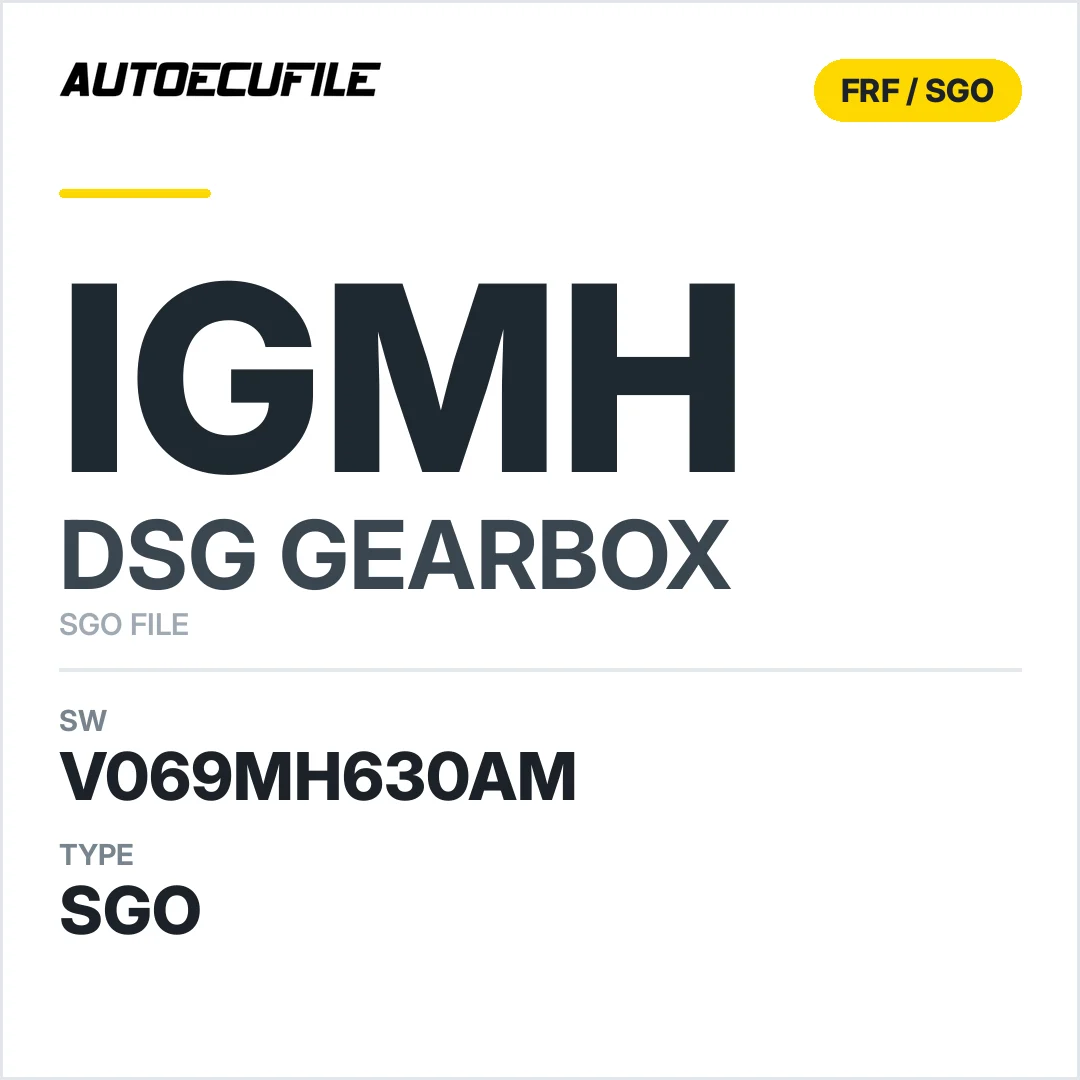 v069MH630AM   getriebe DSG IgMH sw SGO FILE