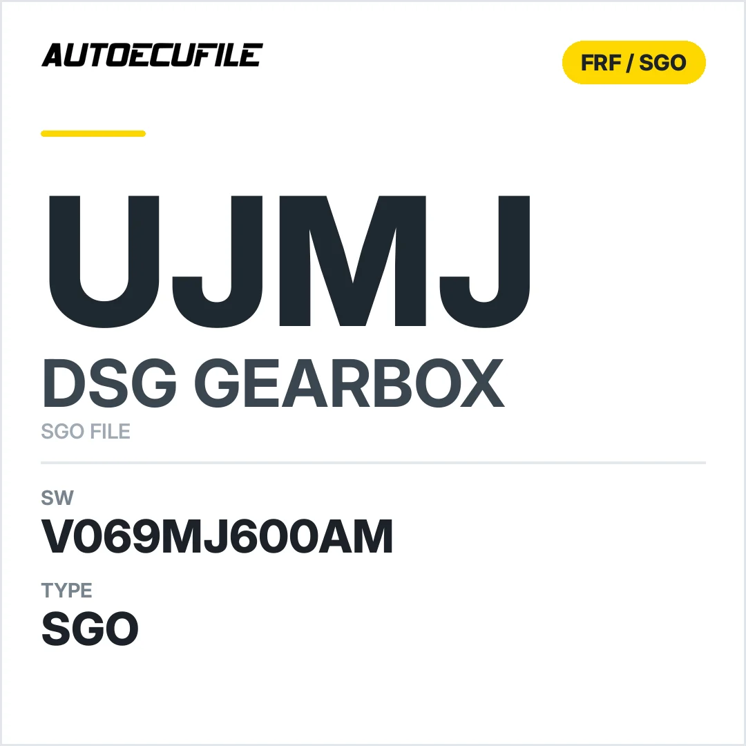 v069MJ600AM   getriebe DSG UJMJ sw SGO FILE