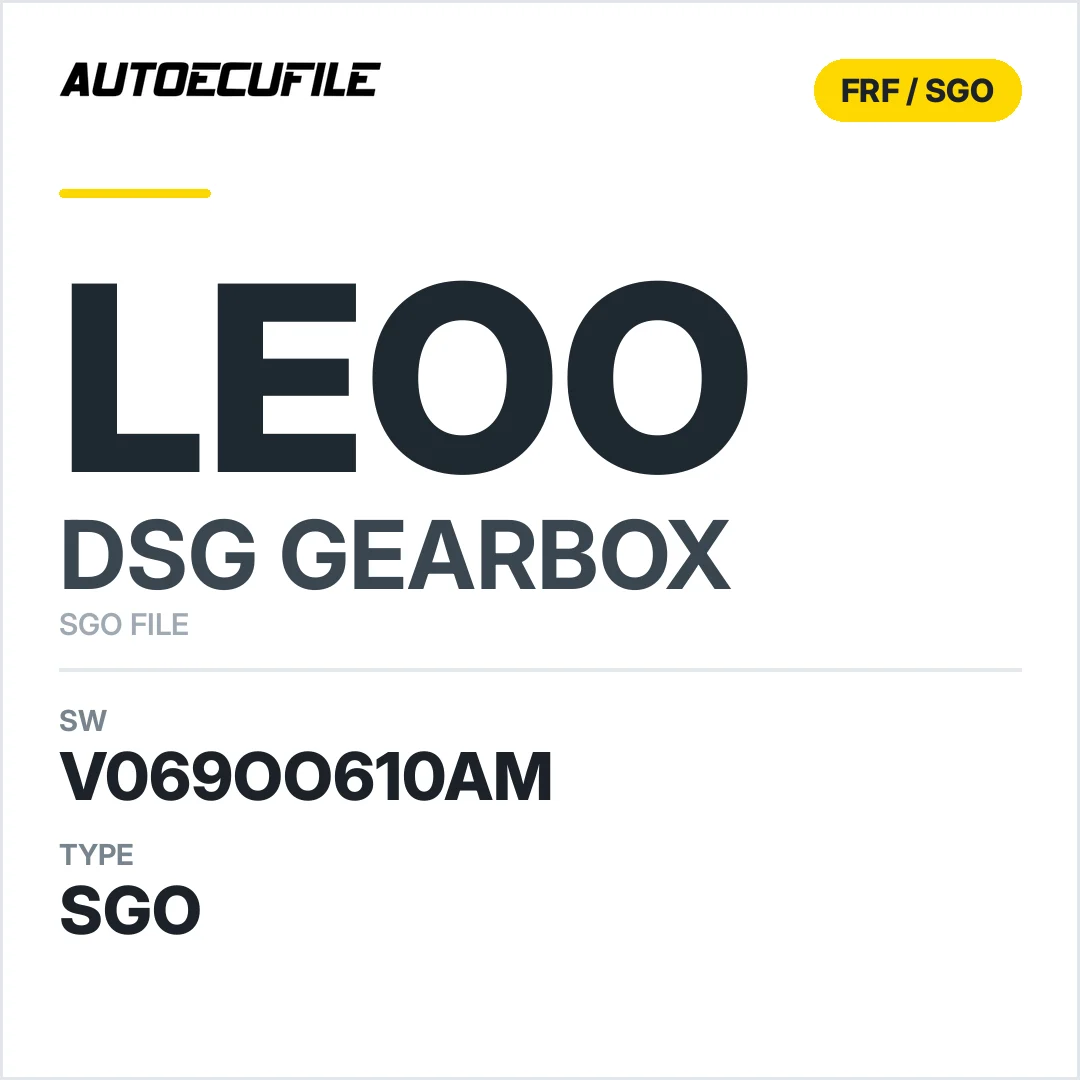 v069OO610AM   getriebe DSG LEOO sw SGO FILE