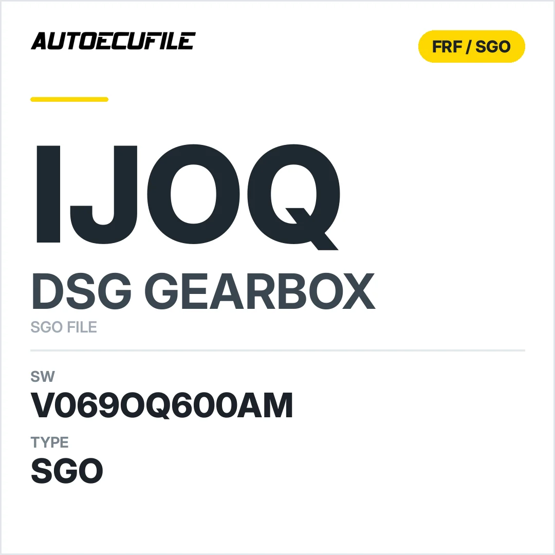 v069OQ600AM   getriebe DSG IJOQ sw SGO FILE
