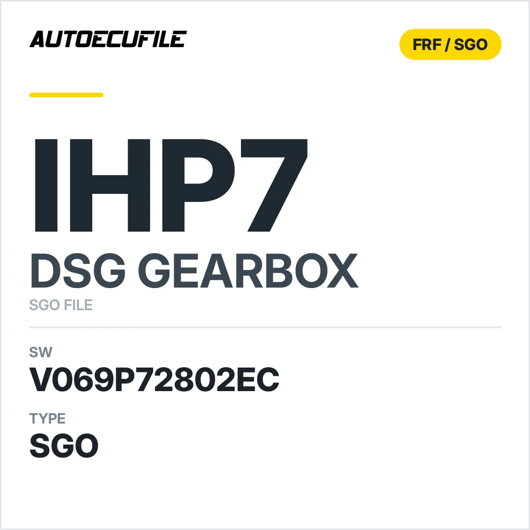 v069P72802ec  getriebe DSG IhP7 sw SGO FILE