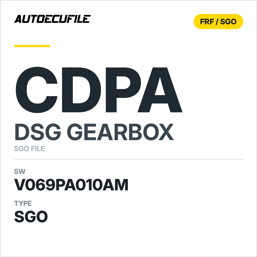 v069PA010AM   getriebe DSG cDPA sw SGO FILE