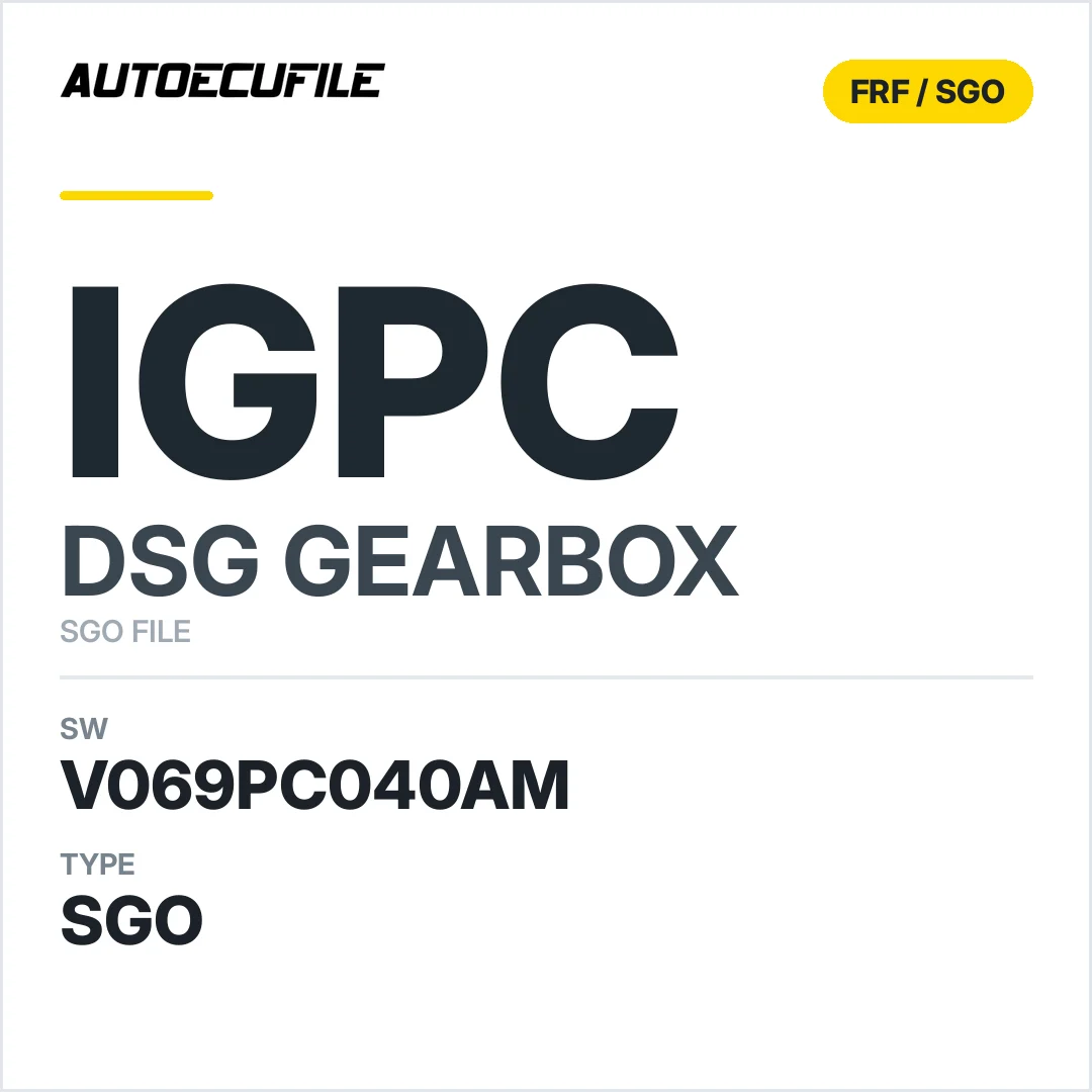 v069PC040AM   getriebe DSG IgPC sw SGO FILE