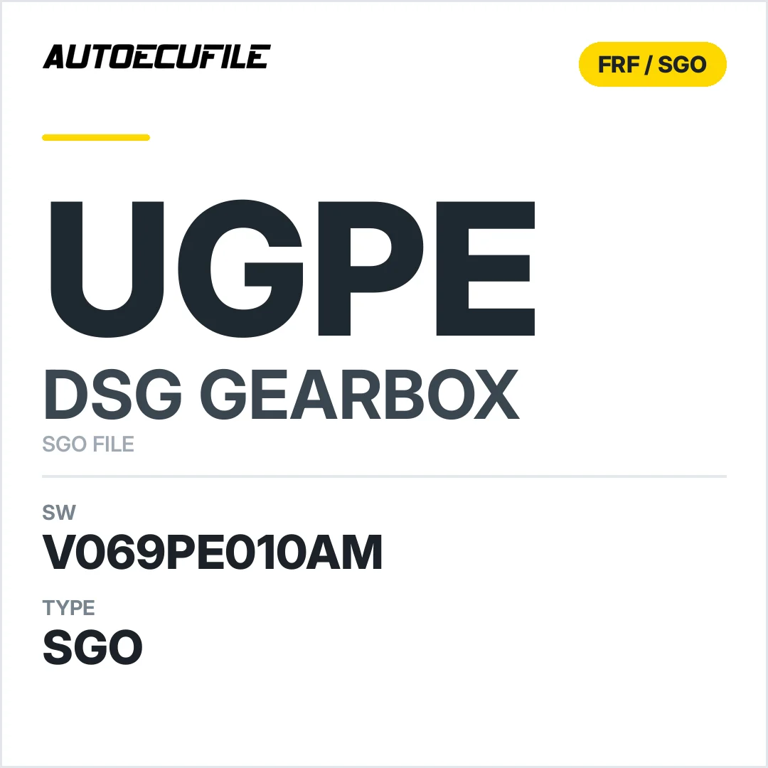 v069PE010AM   getriebe DSG UgPE sw SGO FILE