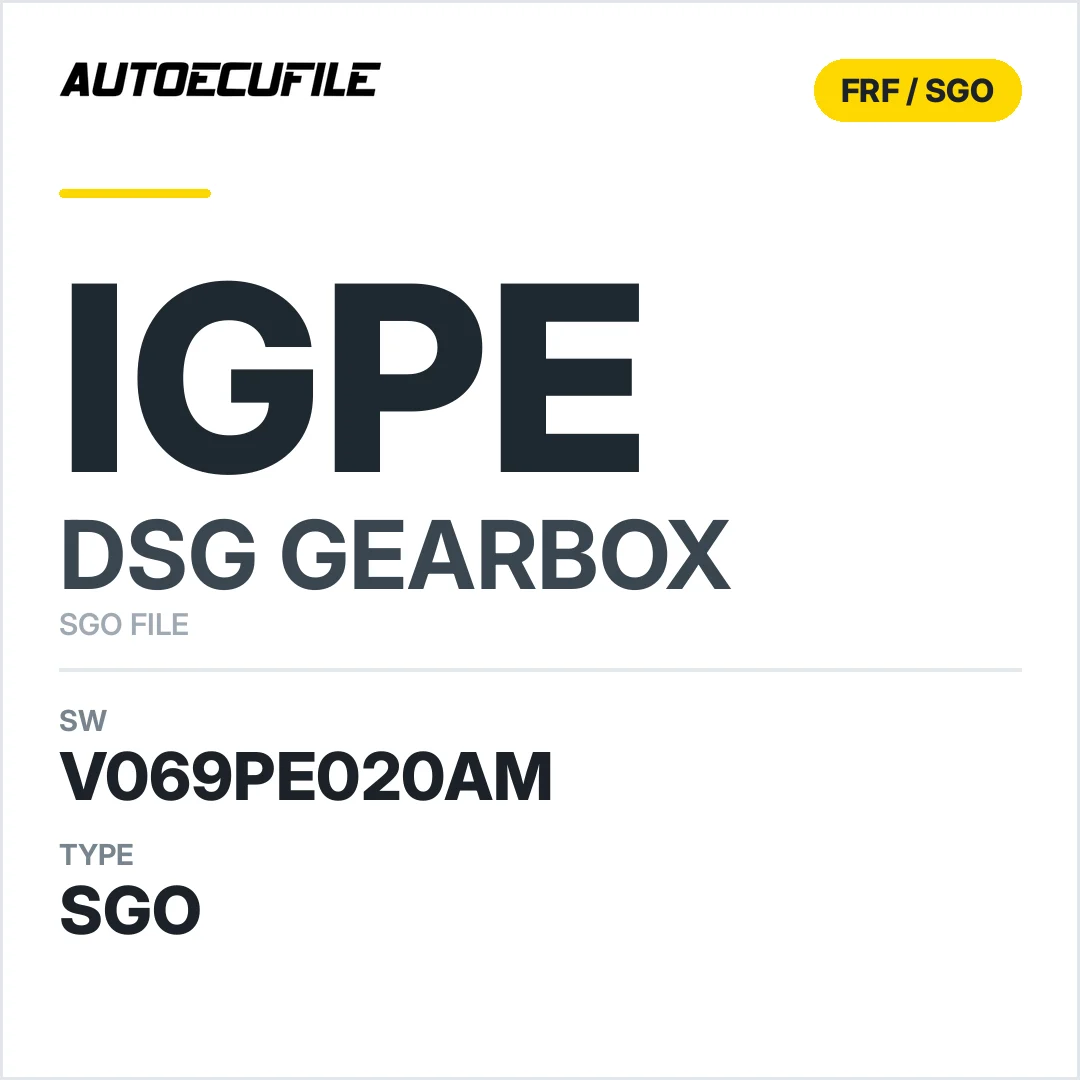 v069PE020AM   getriebe DSG IgPE sw SGO FILE