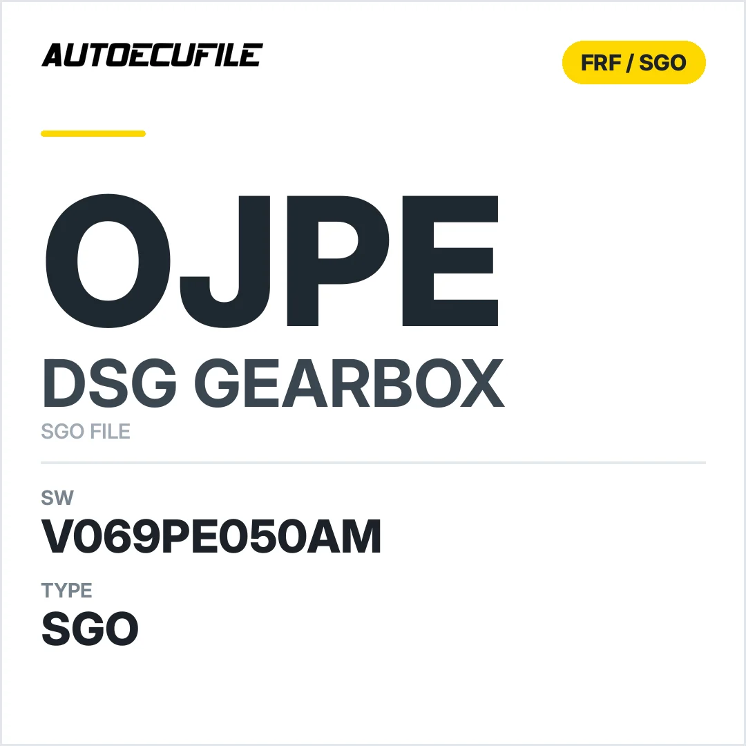 v069PE050AM   getriebe DSG OJPE sw SGO FILE