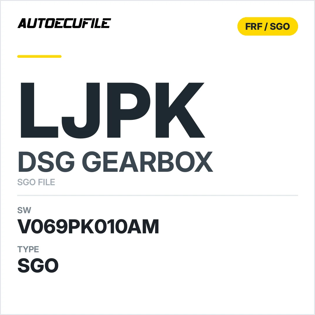 v069PK010AM   getriebe DSG LJPK sw SGO FILE