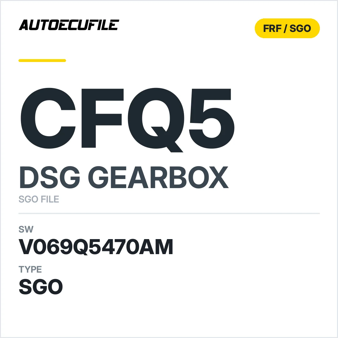 v069Q5470AM   getriebe DSG cfQ5 sw SGO FILE