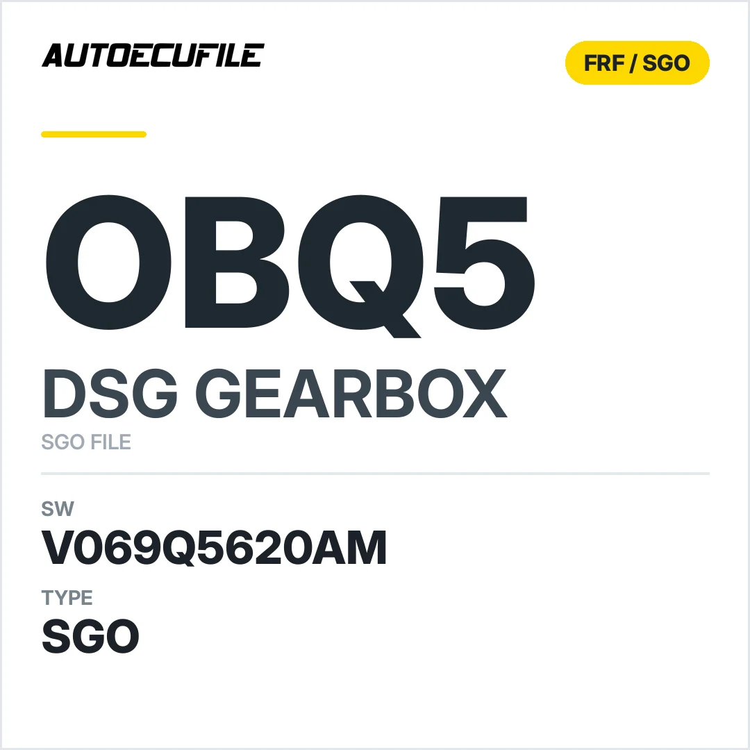 v069Q5620AM   getriebe DSG ObQ5 sw SGO FILE