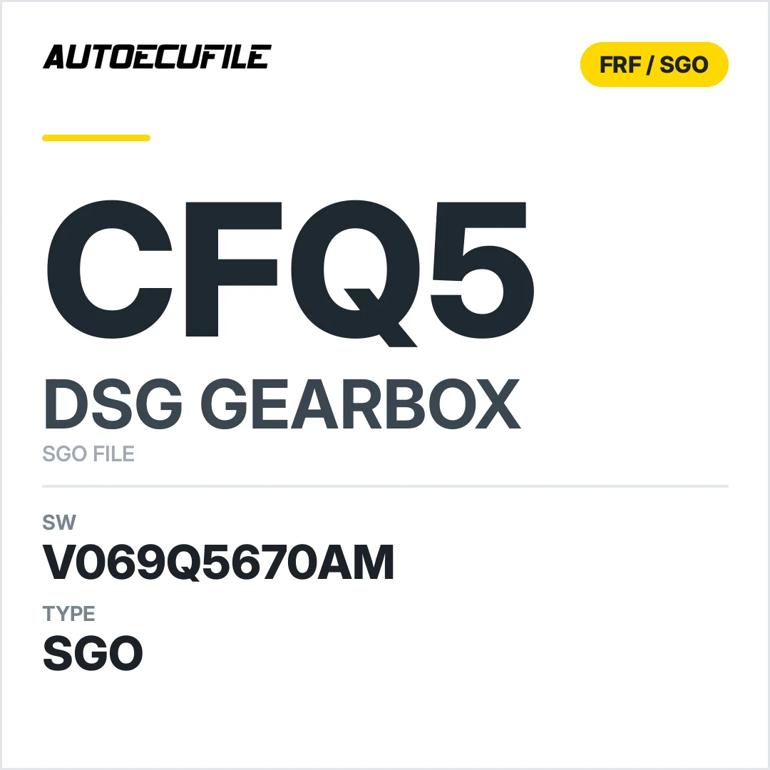 v069Q5670AM   getriebe DSG cfQ5 sw SGO FILE