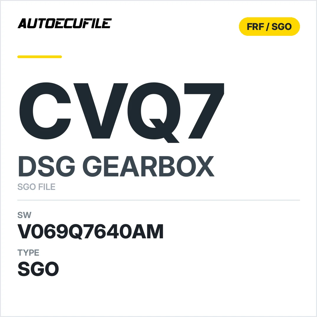 v069Q7640AM   getriebe DSG cVQ7 sw SGO FILE