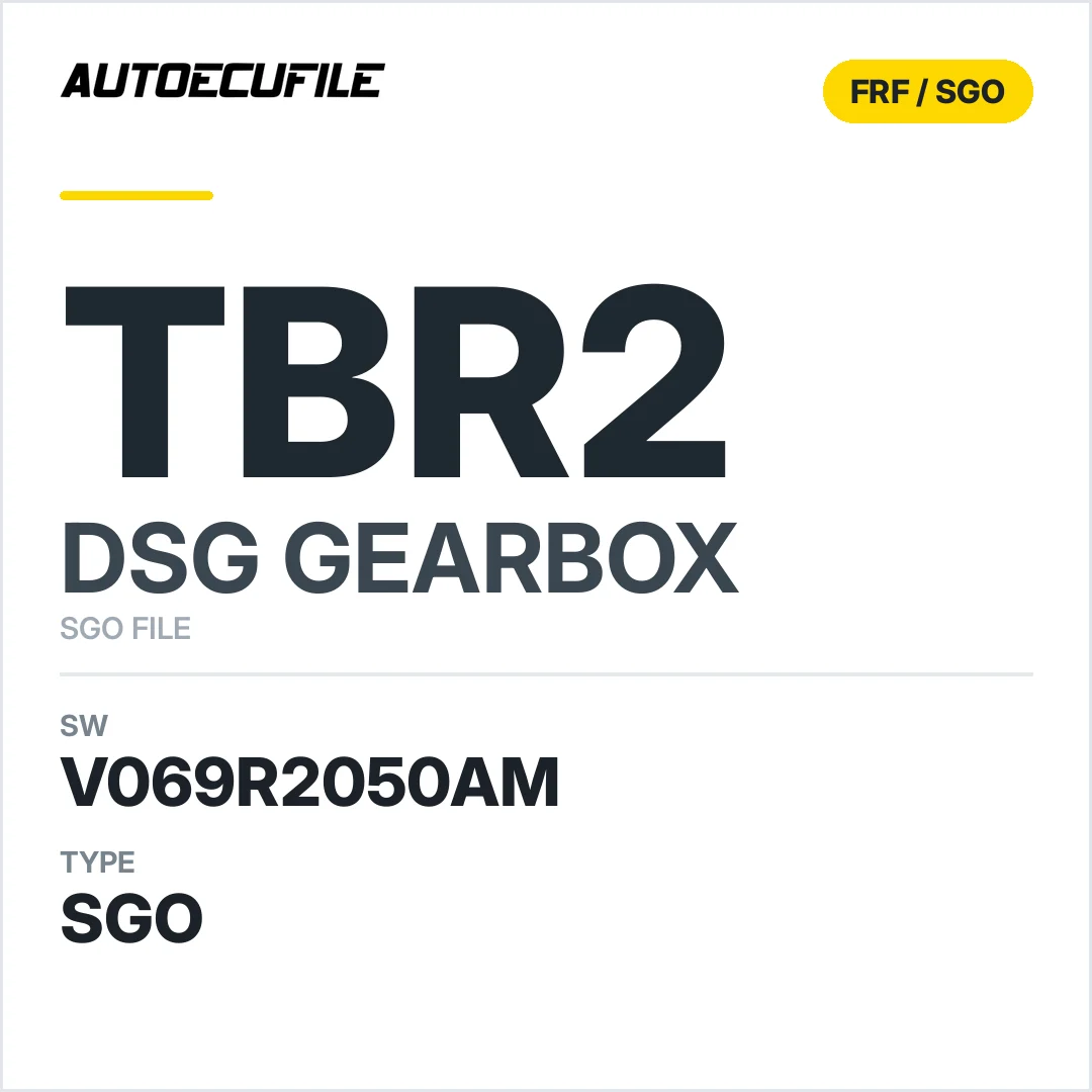 v069R2050AM   getriebe DSG tbR2 sw SGO FILE