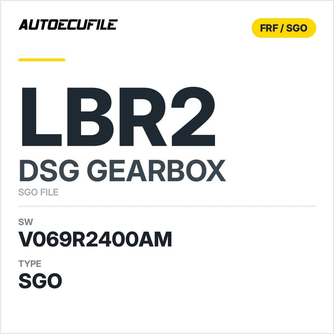v069R2400AM   getriebe DSG LBR2 sw SGO FILE