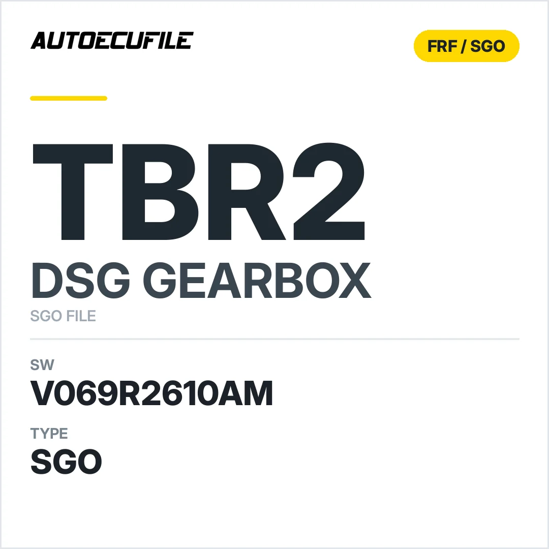 v069R2610AM   getriebe DSG tbR2 sw SGO FILE