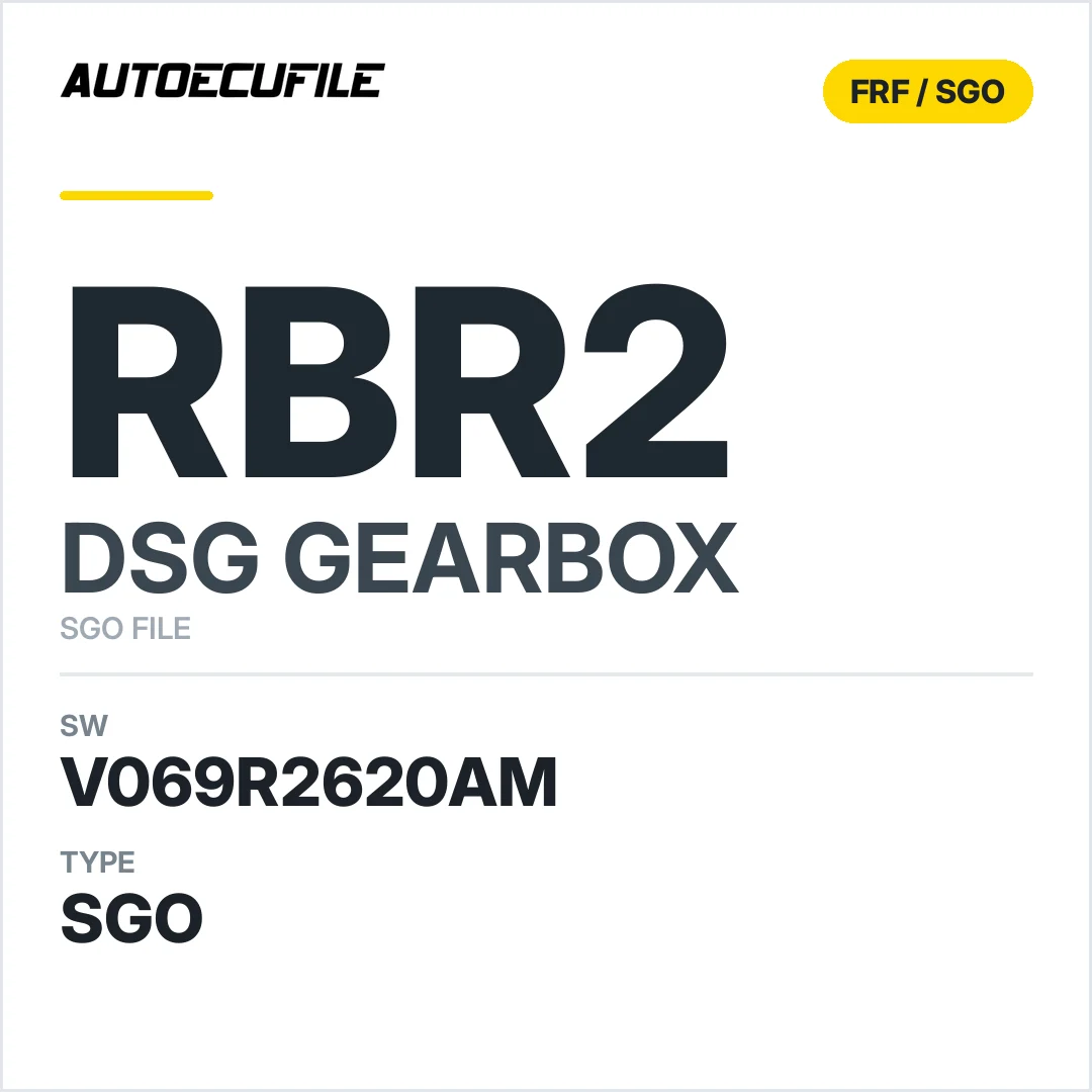 v069R2620AM   getriebe DSG rBR2 sw SGO FILE