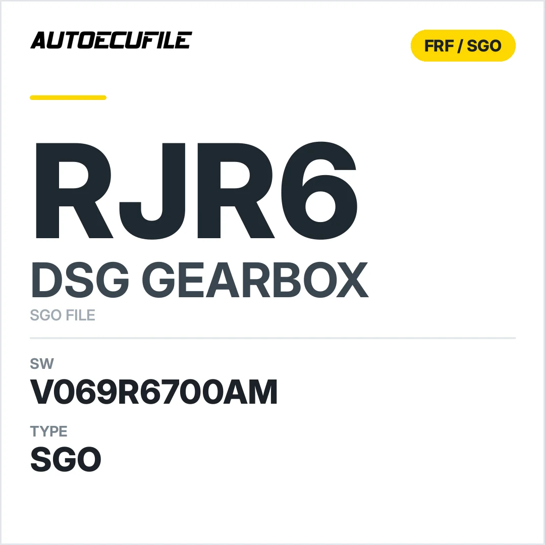 v069R6700AM   getriebe DSG rJR6 par SGO FILE