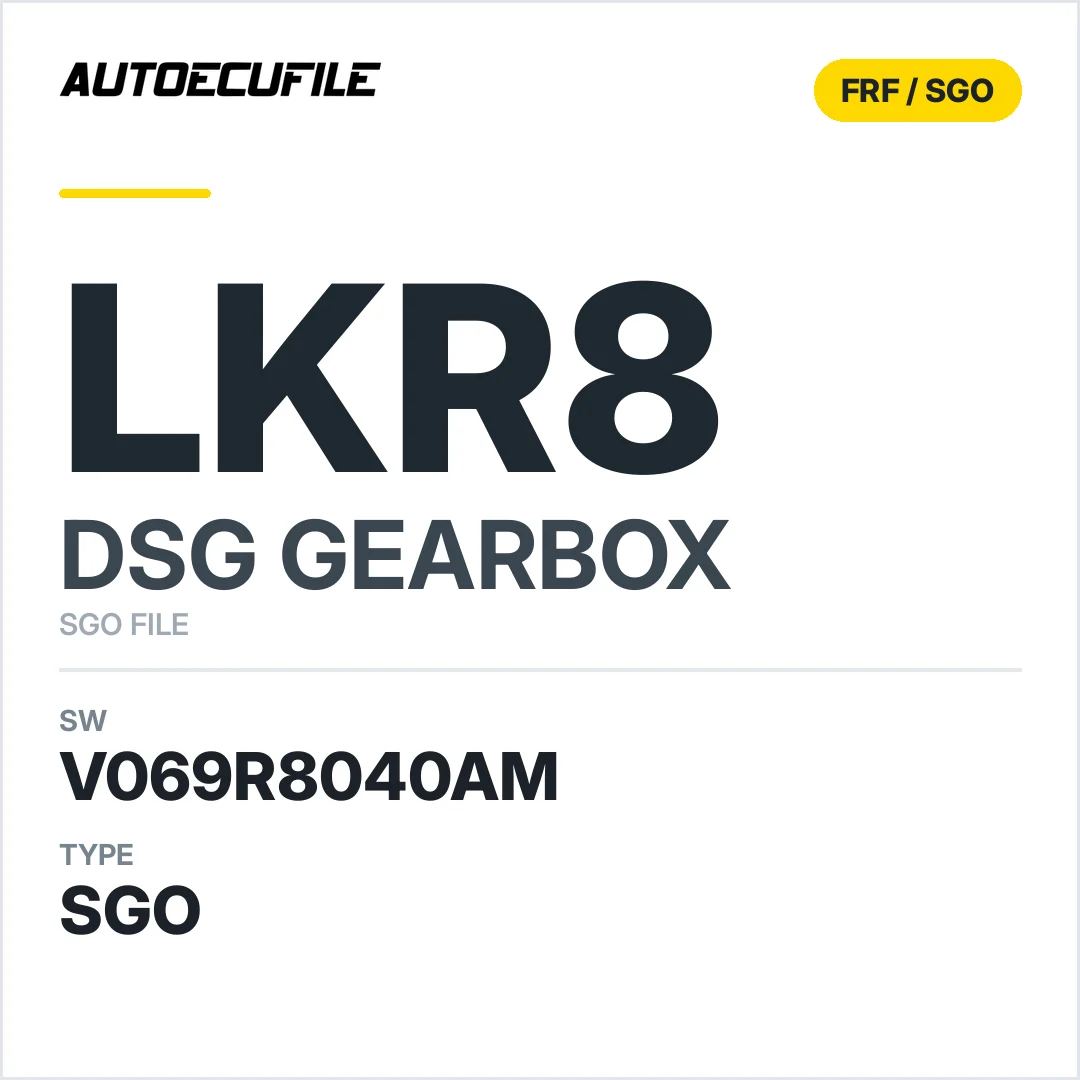 v069R8040AM   getriebe DSG LkR8 sw SGO FILE