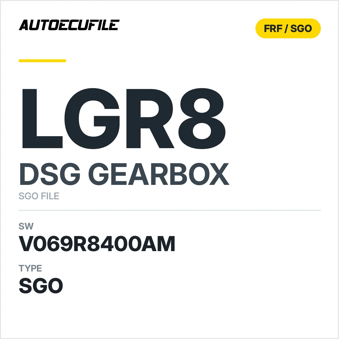 v069R8400AM   getriebe DSG LgR8 sw SGO FILE