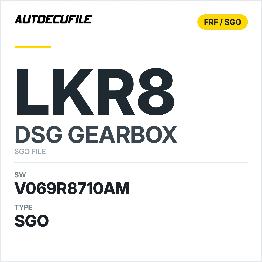 v069R8710AM   getriebe DSG LkR8 sw SGO FILE