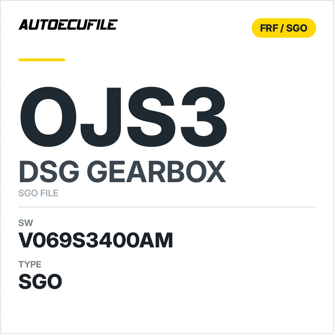 v069S3400AM   getriebe DSG OJS3 sw SGO FILE