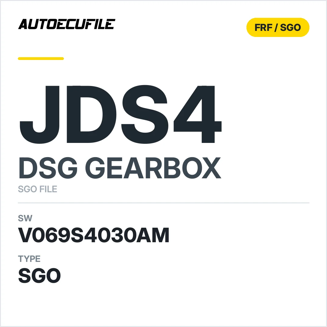 v069S4030AM   getriebe DSG jDS4 sw SGO FILE