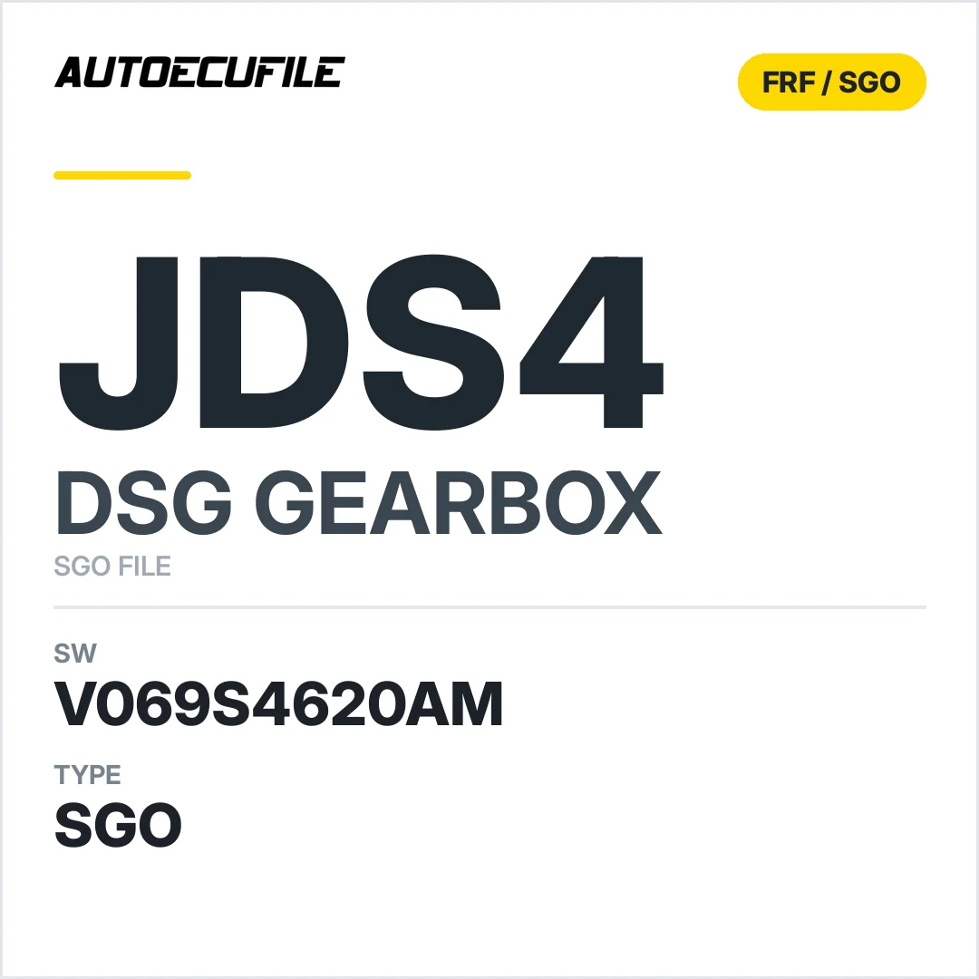 v069S4620AM   getriebe DSG jDS4 sw SGO FILE