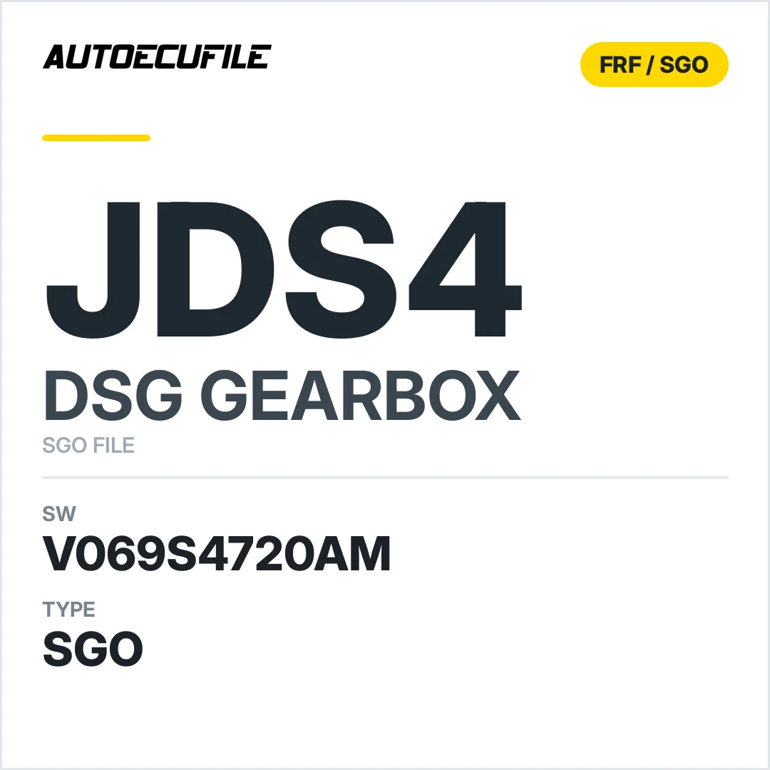 v069S4720AM   getriebe DSG jDS4 sw SGO FILE
