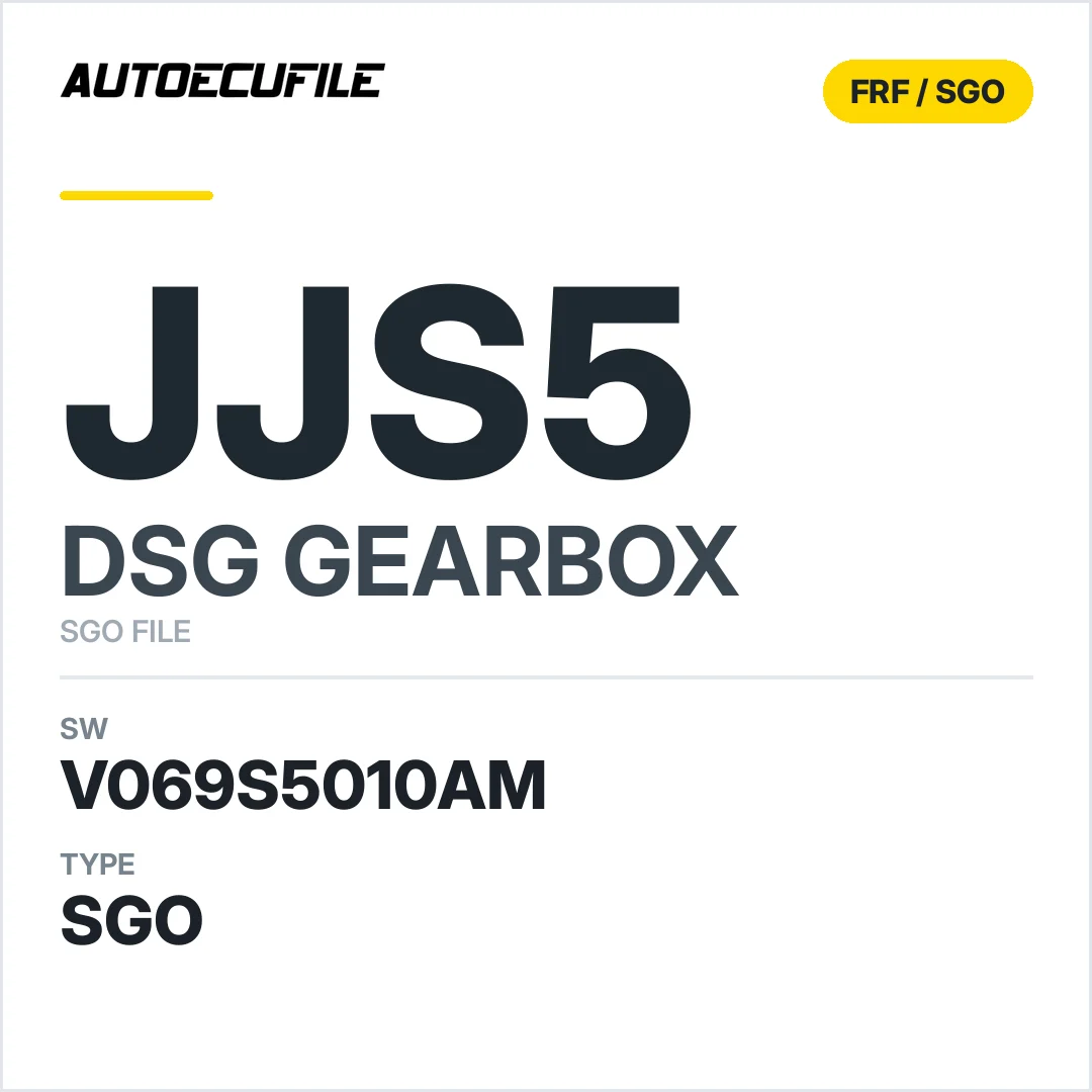 v069S5010AM   getriebe DSG jJS5 sw SGO FILE