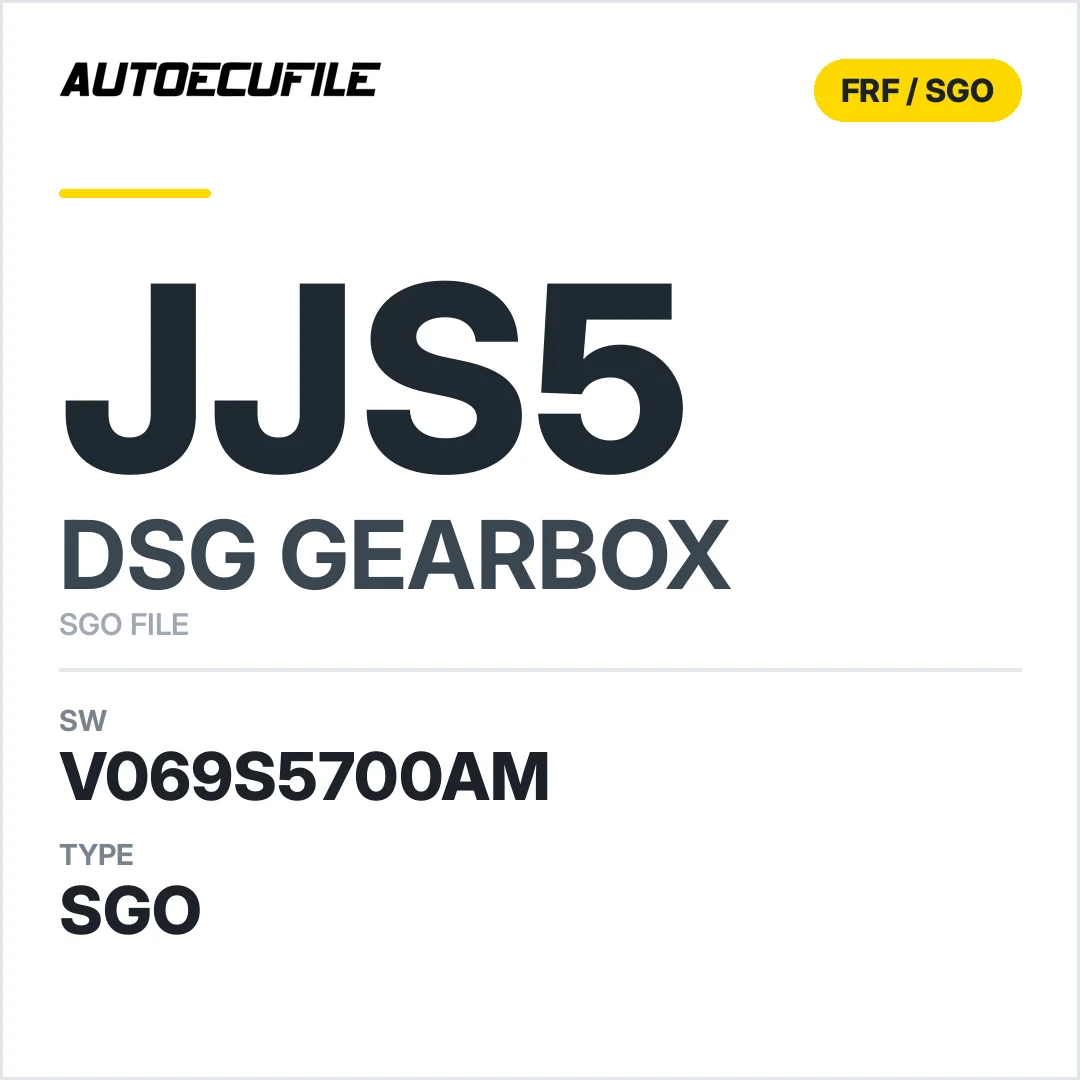 v069S5700AM   getriebe DSG jJS5 sw SGO FILE