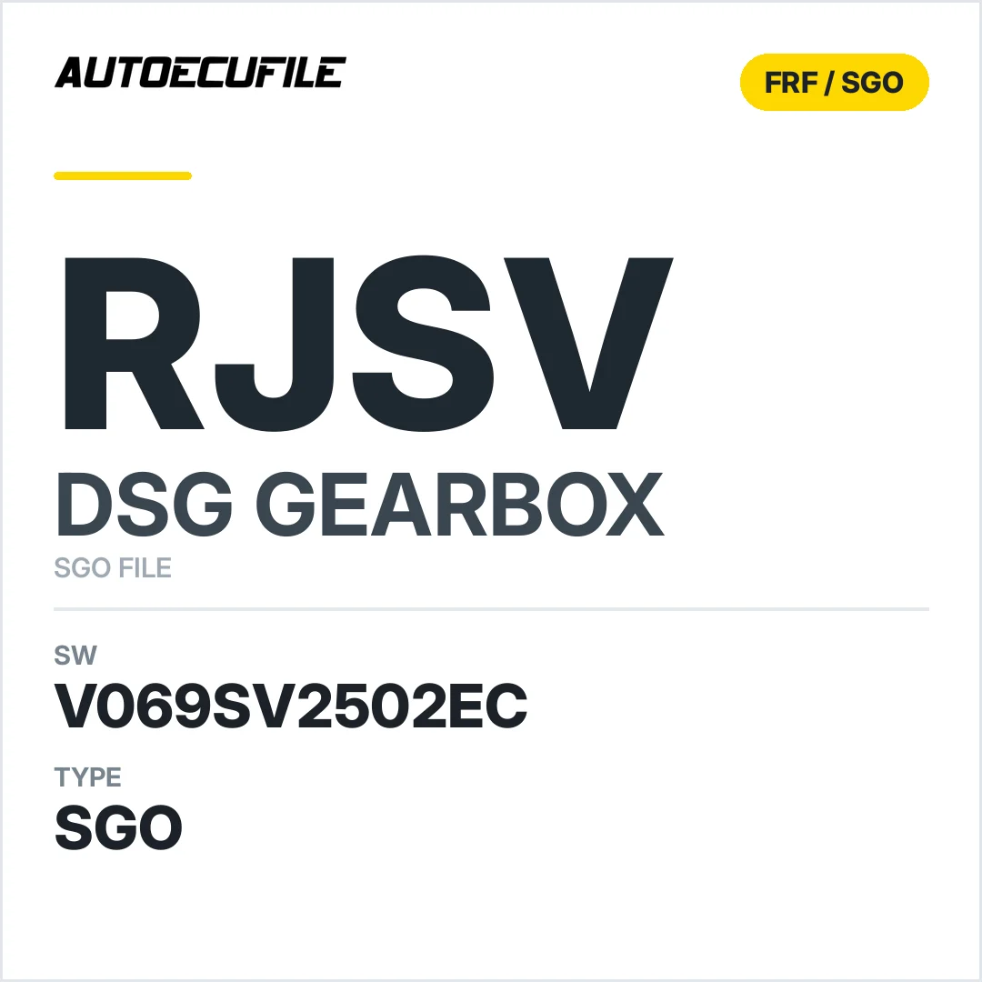 v069SV2502ec  getriebe DSG RJSV sw SGO FILE