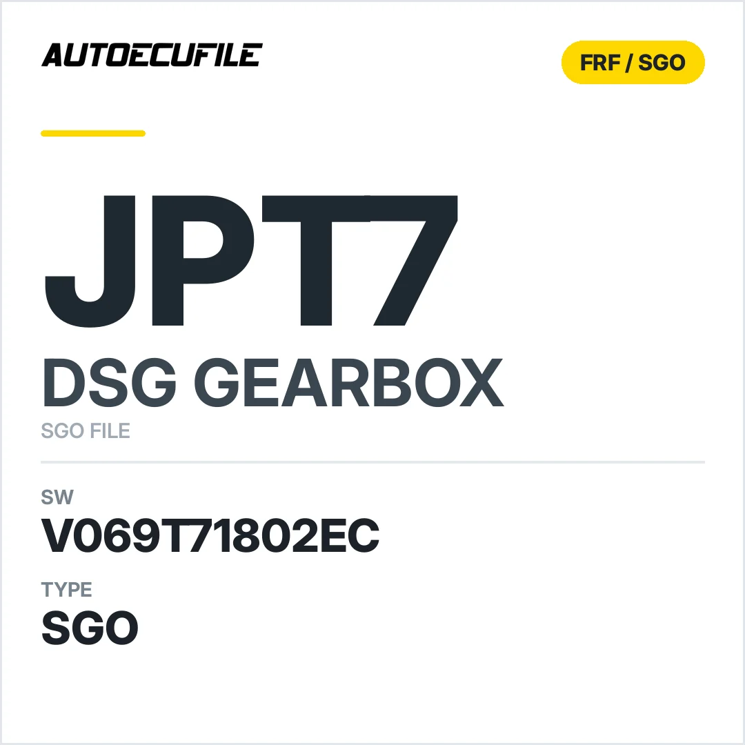 v069T71802ec  getriebe DSG jPT7 sw SGO FILE