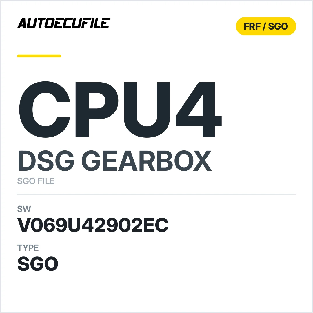 v069U42902ec  getriebe DSG cPU4 sw SGO FILE