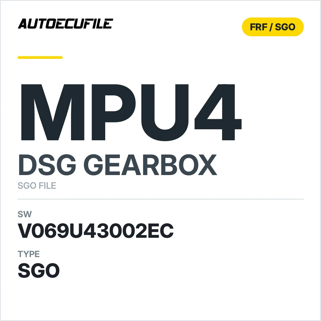 v069U43002ec  getriebe DSG MPU4 sw SGO FILE