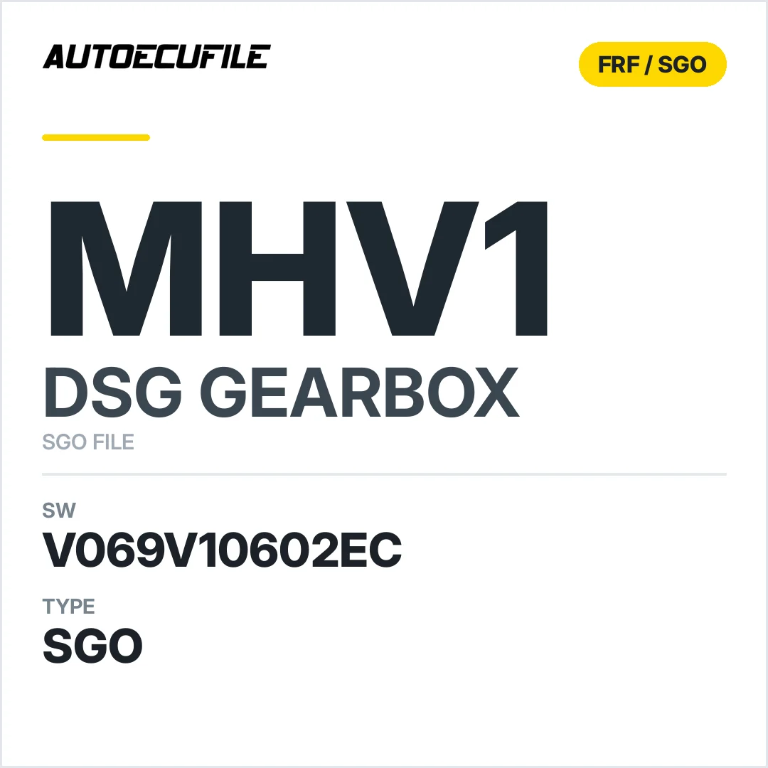 v069V10602ec  getriebe DSG MhV1 sw SGO FILE